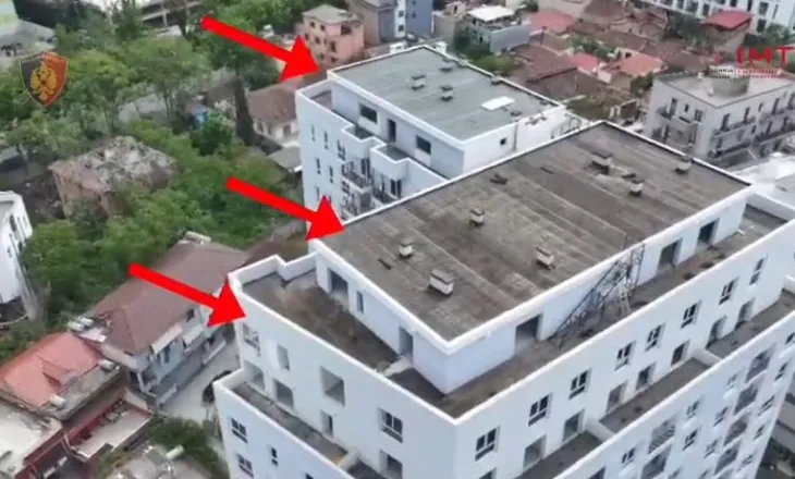 Tre kate pallati të ndërtuara pa leje, Policia dhe IMT konfiskojnë objektin e banimit në Tiranë
