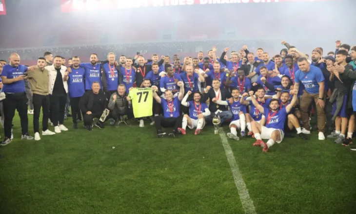Trofeu i Kupës, Dinamo dedikim special për portierin Teqja