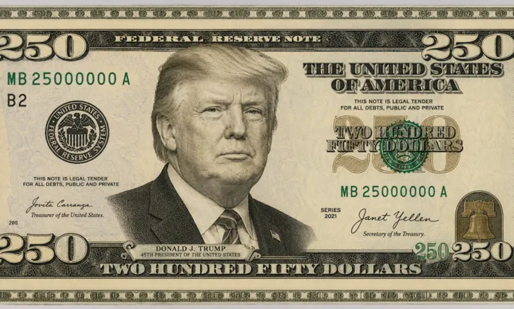 Trump në kartëmonedhën 250 dollarëshe? Zbulohen planet sekrete të administratës amerikane për dollarin e ri