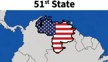 Trump publikon hartën, përfshin Venezuelën si shteti i 51 i SHBA-së