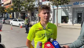 Turi çiklistik, belgu triumfon në garën me gjatësi 177 km që përfundoi në Lezhë
