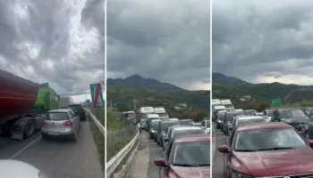 “Turi Çiklistik i Shqipërisë” shkakton radhë kilometrike, bllokohet hyrja për në Elbasan