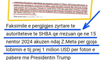 Vasili publikon dokumentin/ Mashtrimi i SPAK me akuzen e lobimit ndaj Metes, nje krim monstruoz shteteror me regji, qe nuk falet kurre!