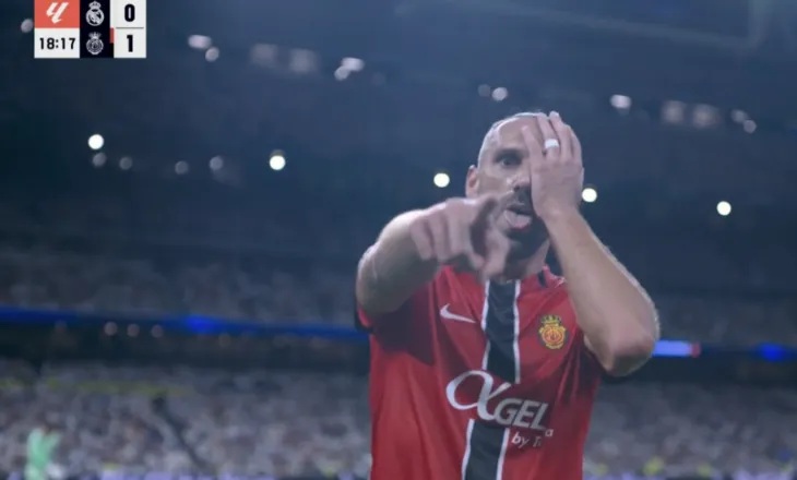 Vedat Muriqi shënon gol sërish në Spanjë, është vetëm dy gola larg rrëzimit të Mbappe