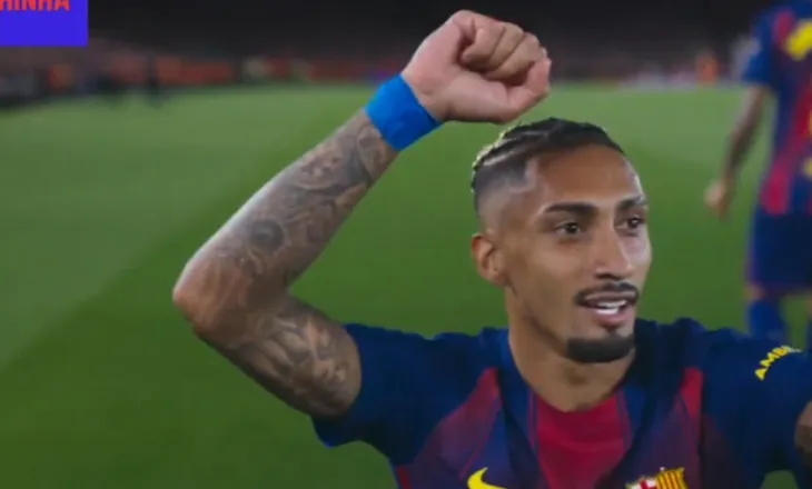 Vendos supergoli i Raphinha, Barcelona e mbyll në avantazh pjesën e parë ndaj Betis (video)