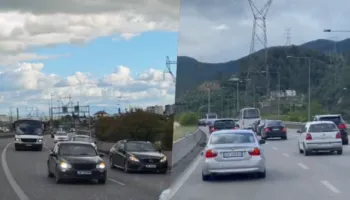 “Verdheblutë pushtojnë Tiranën”/ Autokolona pafund me tifozë nga Elbasani drejt “Air Albania”,gati për Egnatian (VIDEO)