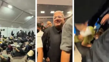 VIDEO/ Aktivistët e Flotiljas lidhen të gjunjëzuar nga forcat izraelite, ministri izraelit tallet me protestuesit, indinjatë në Perëndim