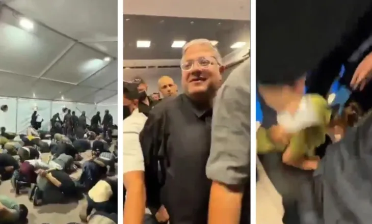 VIDEO/ Aktivistët e Flotiljas lidhen të gjunjëzuar nga forcat izraelite, ministri izraelit tallet me protestuesit, indinjatë në Perëndim