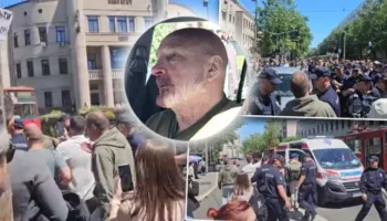 VIDEO/ Beograd, makina futet mes protestës së studentëve, plagoset një qytetar