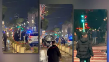VIDEO/ Dhunuan protestuesit me topa uji dhe gaz lotsjellës, civilat fillojnë arrestimet e paligjshme të qytetarëve