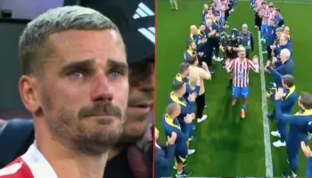 Video/ Emocionuese, Griezmann mbyll aventurën në Madrid: “Më falni që ju tradhtova për Barcelonën”