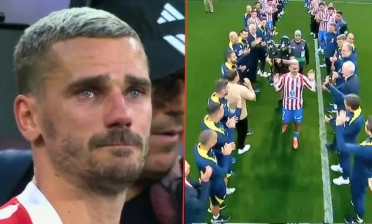 Video/ Emocionuese, Griezmann mbyll aventurën në Madrid: “Më falni që ju tradhtova për Barcelonën”