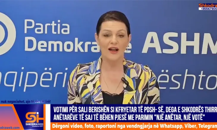 VIDEO – “Ky referendum është një proces i brendshëm politik”, Shkreli thirrje për pjesëmarrje në votimin e Berishës