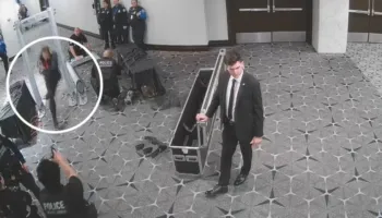 Video/ Me armë zjarri dhe duke vrapuar, publikohen pamjet kur atentatori i Trump kalon kordonin e sigurisë ndërsa kërcënonte rojet