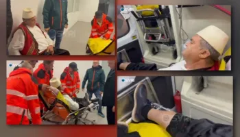 VIDEO/ Policia e dhunon me shkelma, protestuesi paqësor simbol përfundon në ambulancë