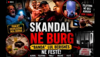 Video-skandal në qelinë e burgut të sigurisë së lartë: Lul Berisha me “bandën” festojnë me alkool e “mall”