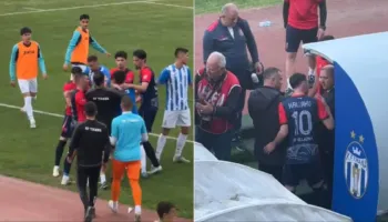 Video/ Tensione në ndeshjen Tirana-Vllaznia. Bajrami kapet me mbledhësin e topave, Kallaku “tërbohet” me delegatin
