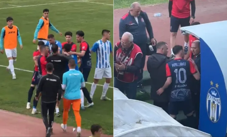 Video/ Tensione në ndeshjen Tirana-Vllaznia. Bajrami kapet me mbledhësin e topave, Kallaku “tërbohet” me delegatin