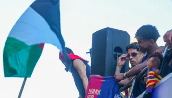 VIDEO/ Yamal valëvit flamurin palestinez dhe tallet me Realin, “Falënderoj Zotin që nuk jam Madridista”