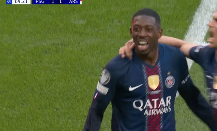Vjen goli i barazimit në Budapest. Dembeleeeee rikthen në lojë PSG-në (video)