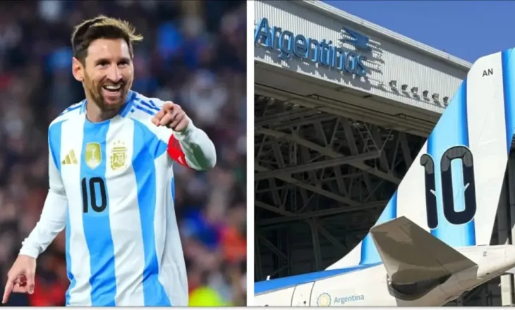 Zbulohet avioni i veçantë që do të dërgojë Argjentinën në SHBA, Messi mbetet kryefjala e dizajnit