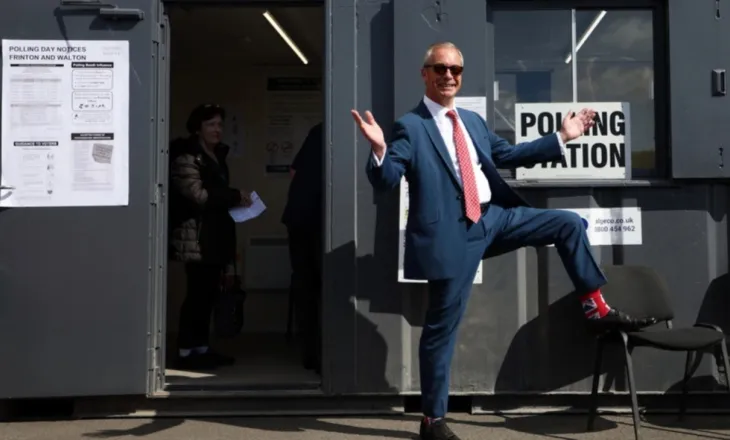 Zgjedhjet lokale në Britani, kryeson partia e Farage, Laburistët e Starmer vijojnë humbjet në çdo bashki
