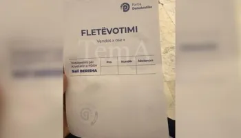 Zgjedhjet për kreun “e ri” të PD, në fletën e votimit vetëm emri i Berishës