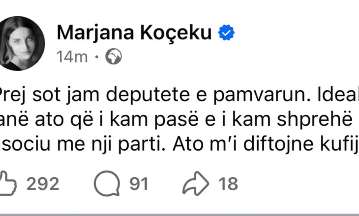 15 ditë protestë/ “Neo Malësorja” braktis PS-në: Prej sot jam deputete e pavarur!