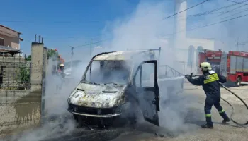 36-vjeçari i vë flakën një mjeti dhe qëllon me armë në ajër, shoqërohet në polici
