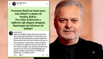 “A keni ju familje, nder e dinjitet?”, Ben Blushi humb durimin pas komenteve për protestën e Zvërnecit
