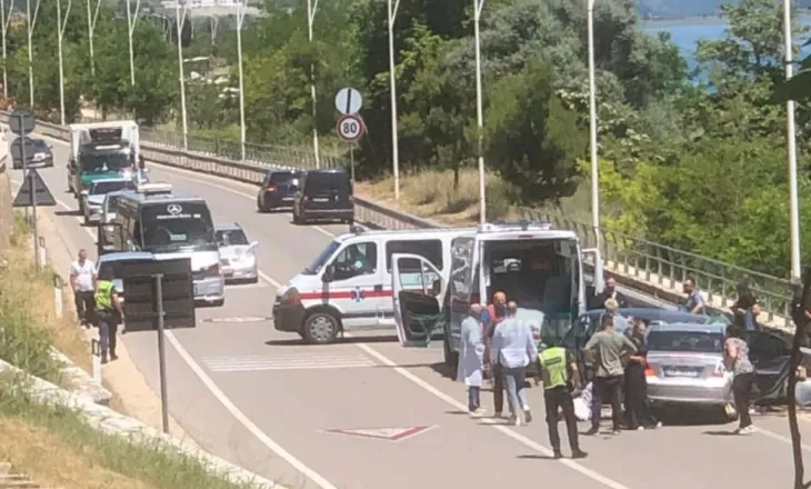 Aksident në aksin Pogradec-Lin, dy të lënduar