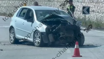 Aksident në fshatin e Kaninës/ Përplasen dy makina, një nga drejtuesit në gjendje të rëndë