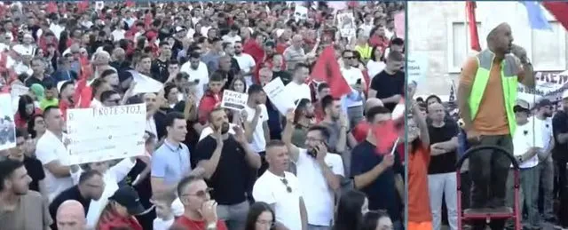 “Altin Dumanit t’i jepet edhe një mandat”/ Aktivisti thirrje nga protesta: SPAK të nisë arrestimet e politikanëve të korruptuar