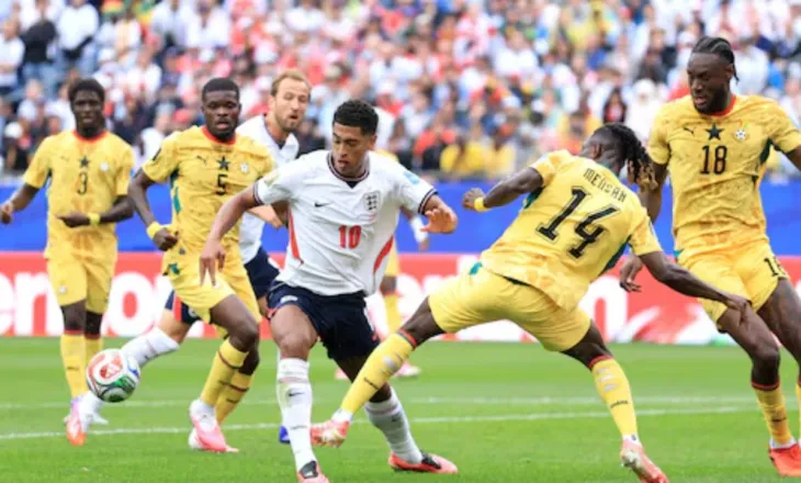 Anglia ngec përballë Ganës, “Tre Luanët” zhgënjejnë në Boston dhe shtyjnë festën e kualifikimit