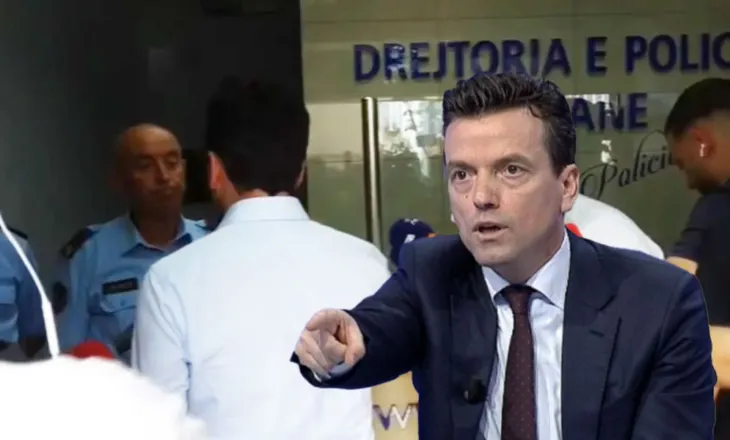Arrestimi i protestuesve/ Agron Shehaj futet brenda Drejtorisë së Policisë