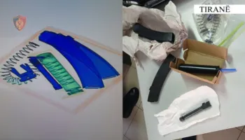 Arrestohet 32-vjeçari në Tiranë, u kap duke marrë një pako me pjesë armësh të ardhura nga SHBA
