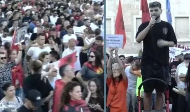 “Babait tim i vdiq pacienti për oksigjen”/19-vjeçari nga Mirdita ‘shpërthen’ në protestë:Ramës i kam lënë të madhin zot