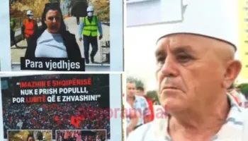 “Balluku ka vjedhur paratë tona, nën hyqmin e Ramës”/ Protestuesi me pankartë në dorë: Kërkojmë dorëheqjen e tyre