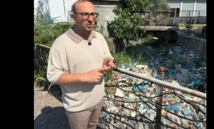 ‘Bashkia e Lushnjes në plazh, kanali i bllokuar nga plehrat, mushkonja dhe erë kërme! Denoncimi i Korreshit