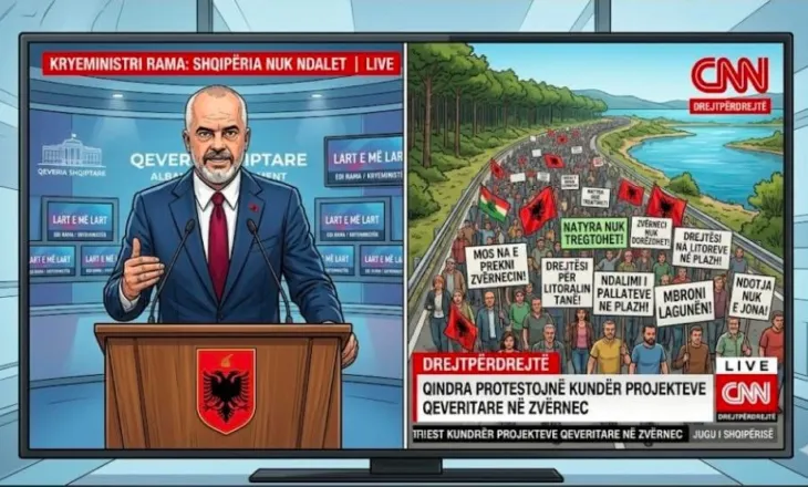 Beteja e Ramës me CNN/ Si vizatoi protesta portretin e një kryeministri të sëmurë