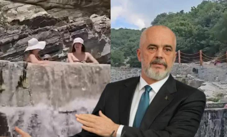 Betonizim i banjove termale të Bënjës? Rama tregon pamjet: Manipulim! Ka thjesht projekt publik rilindjeje urbane