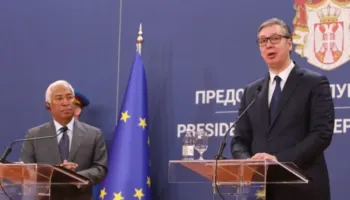 Costa takim me Vuçiç: Dialogu Beograd-Prishtinë dhe zbatimi i marrëveshjes së Ohrit, thelbësore për BE-në