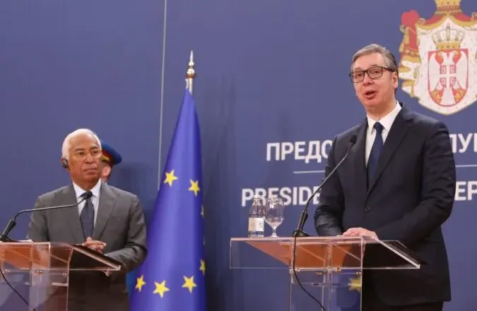 Costa takim me Vuçiç: Dialogu Beograd-Prishtinë dhe zbatimi i marrëveshjes së Ohrit, thelbësore për BE-në