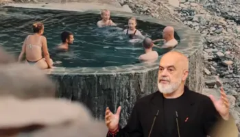 ‘Deri dje s’kishe ku ecje’ Rama ndan pamje nga Bënja: Organizatorët e protestës vunë kujën për betonizimin e për tharje