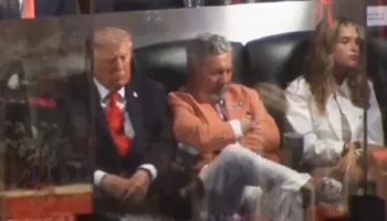 Donald Trump, “tullë” në gjumë gjatë finales së NBA. Video bën xhiron e rrjetit!