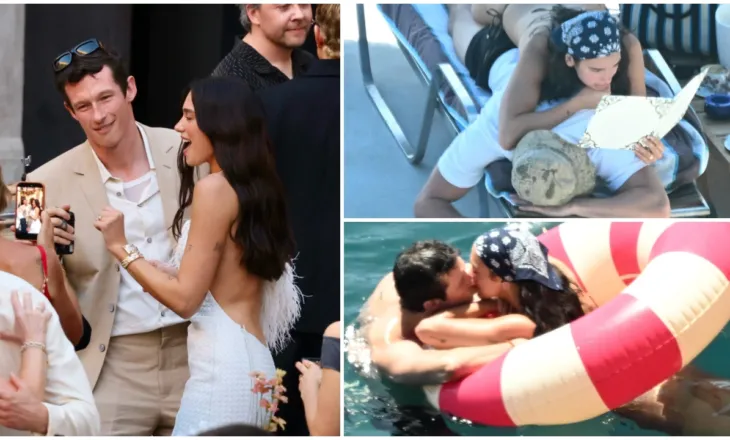 Dua Lipa dhe Callum Turner shijojnë muajin e mjaltit pas dasmës luksoze, dalin fotot romantike nga Italia