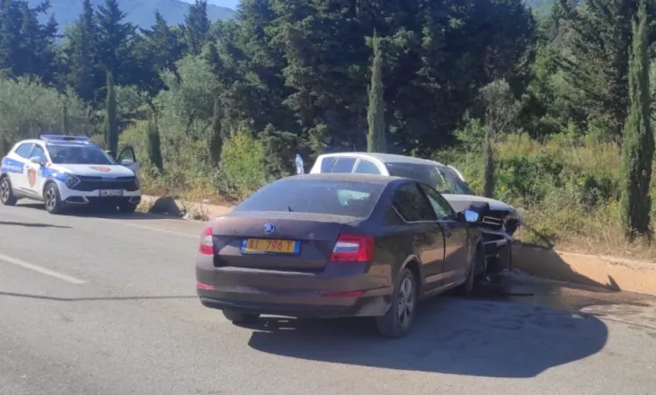Dy makina përplasen kokë më kokë në Dhërmi, katër të plagosur