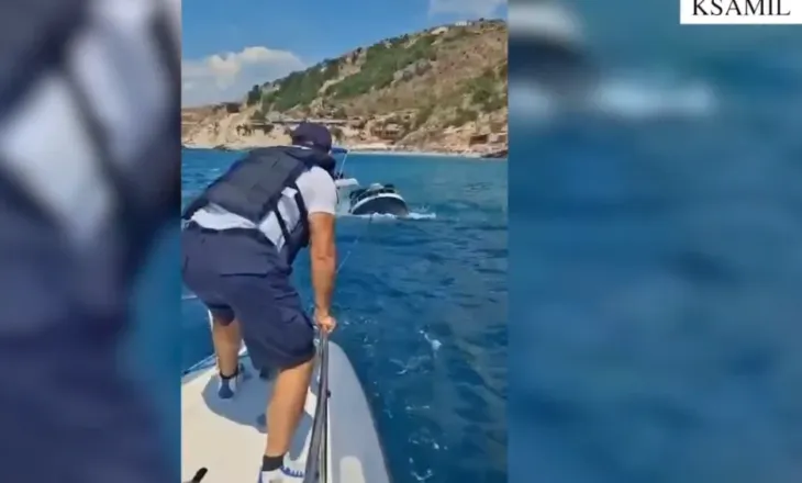 Erërat e forta në Ksamil i rrezikuan mbytjen, Policia Kufitare shpëton dy turistë dhe shmang ngjarjen e rëndë