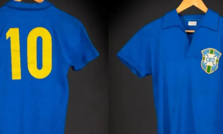 Fanella që ndryshoi historinë, Pelé del në ankand për një shifër rekord