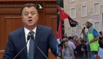 Flamur Noka “kap” të infiltruarin e Veliajt në protestën kundër investimit në Zvërnec: Është një ndër zjarrfikësit e….